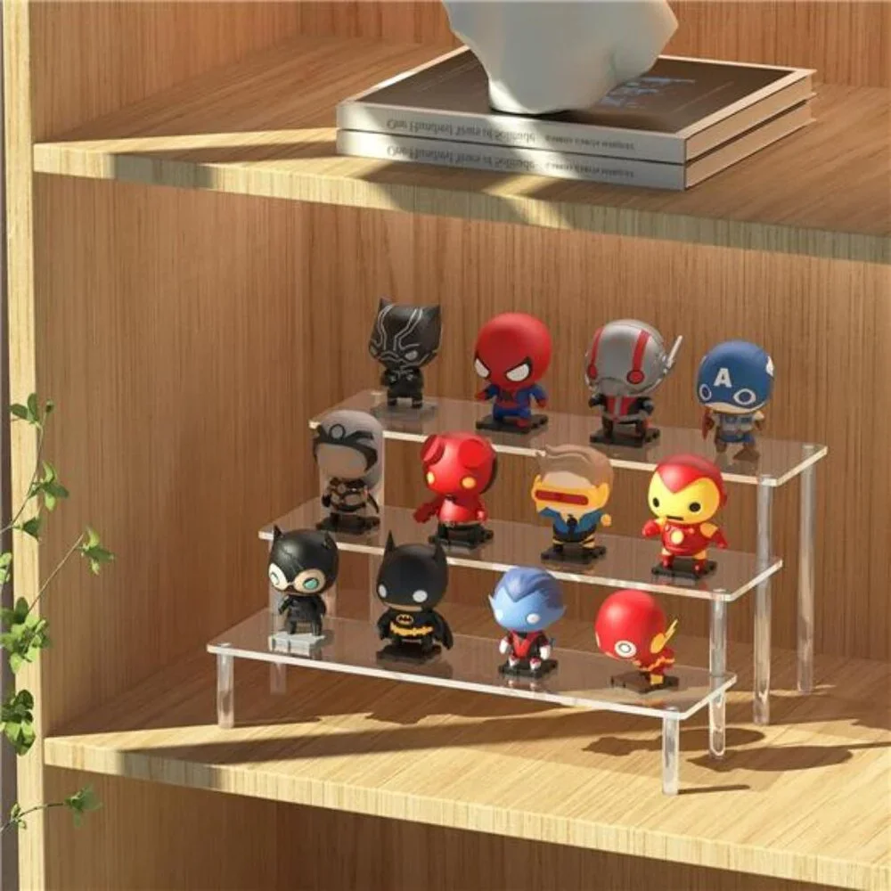 Acrylic Display Risers, 3 Tier Perfume Organizer Stand
